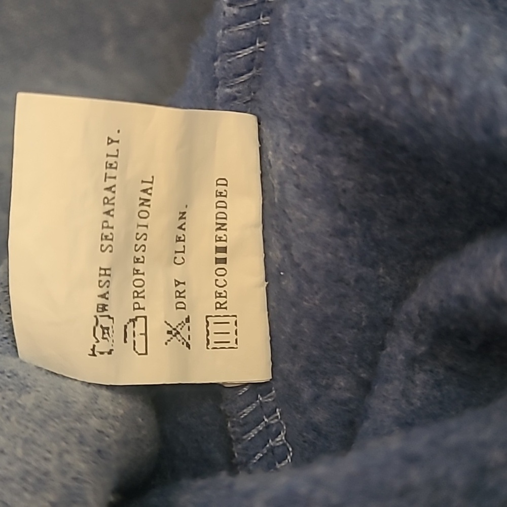 MISSLOOK Blue Sweatshirt with Daisy Graphic Size XL - Picture 4 of 8